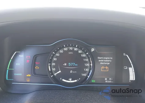 2017 Hyundai Ioniq Limited z USA, uszkodzony, nr VIN KMHC85LC3HU020705